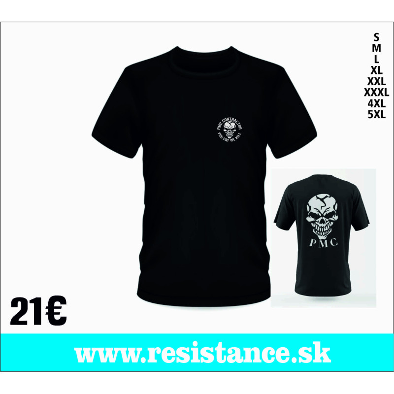 TSHIRT  PMC SKULL01
