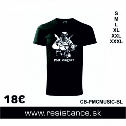 TSHIRT PMC MUSIC BLACK