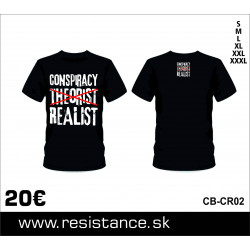 Tričko Conspiracy realist 02 2024