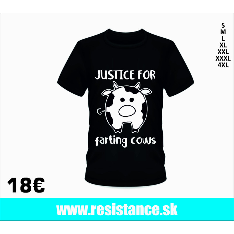 TSHIRT JUSTICE FOR COWS