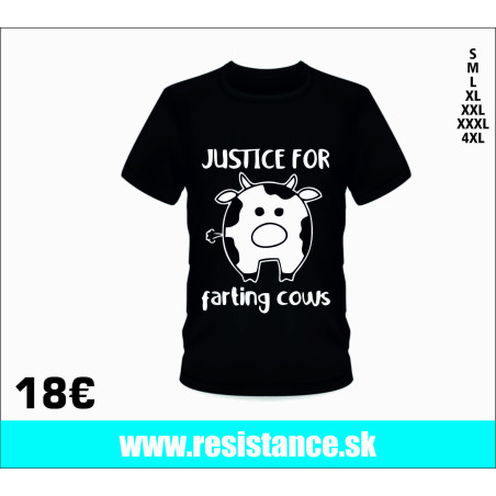 TSHIRT JUSTICE FOR COWS