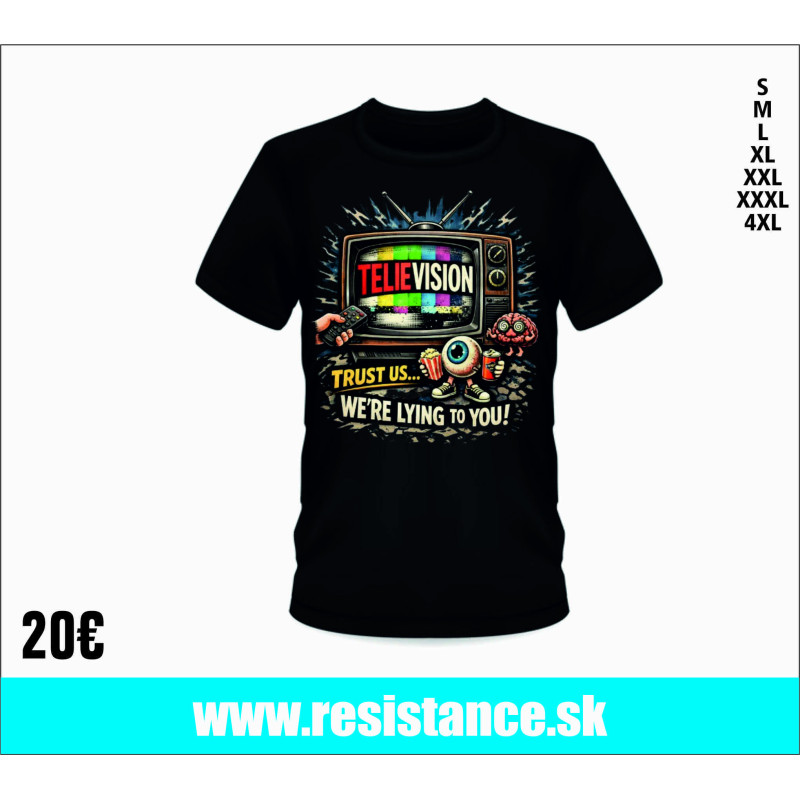 TSHIRT  TE LIE VISION 02