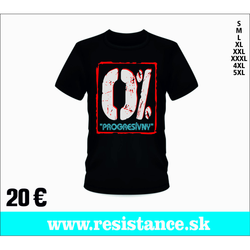 TSHIRT  0% "Progresiv"